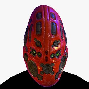 3D model 3D model 3D Gas mask respirator scifi futuristic model 3D model