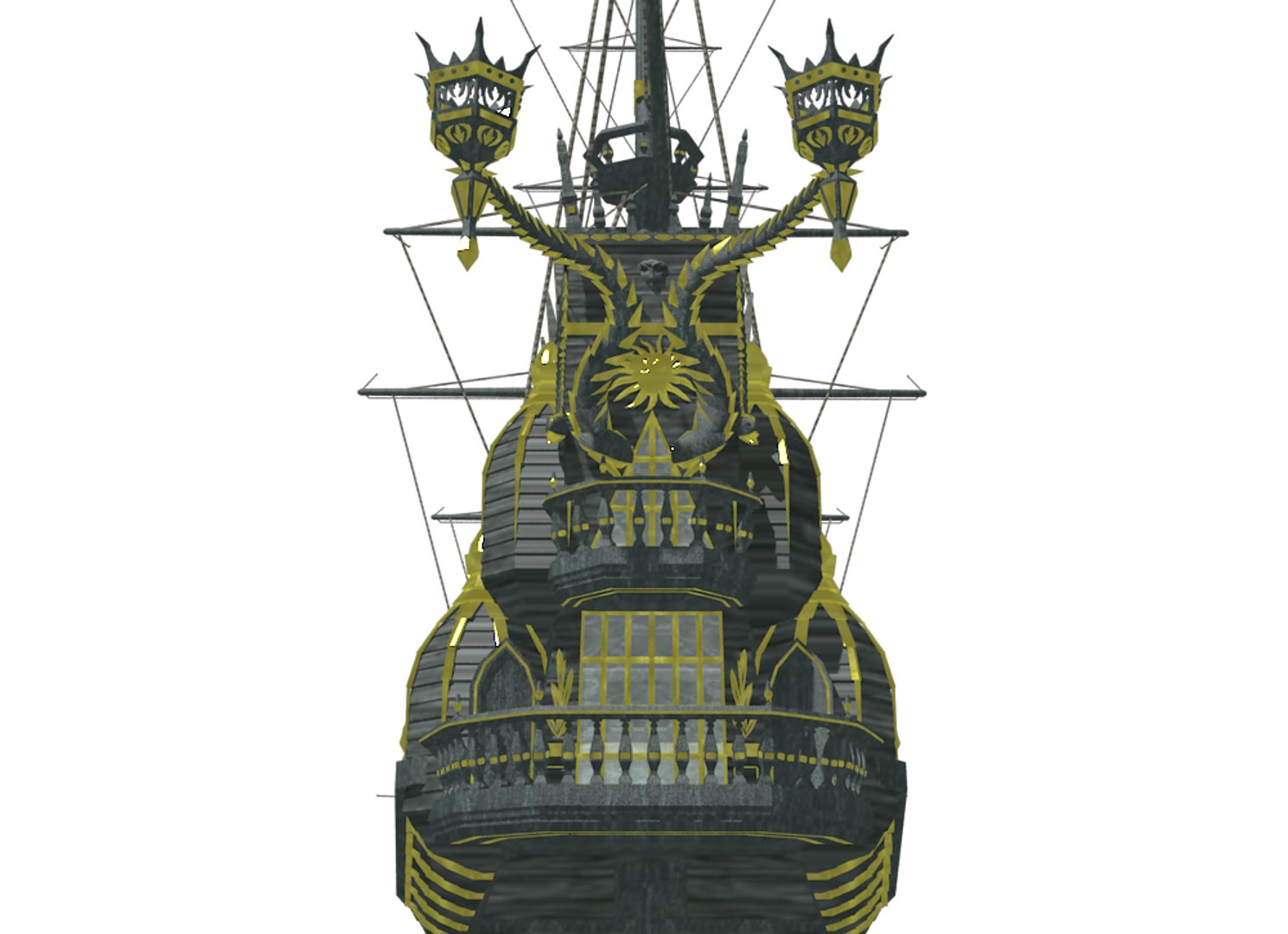 flying dutchman 2 3d model