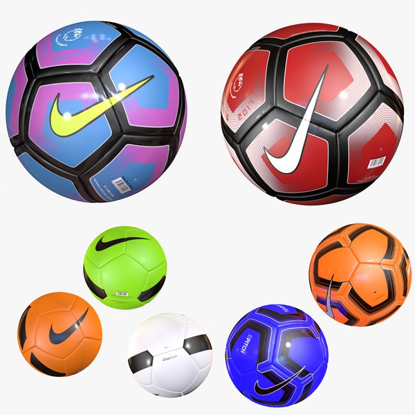 3D Nike Soccer Ball Collection model