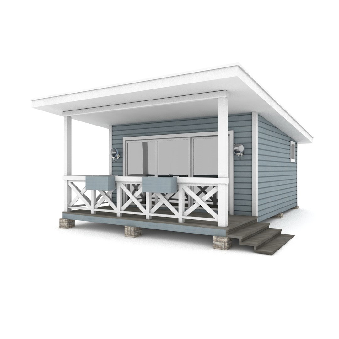 Rest House American 3D Model - TurboSquid 1155176