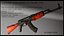 AK-47 소총.