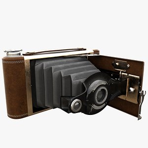 old photo camera 3D