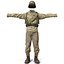 American WWII Infantry Soldier Clothes 2