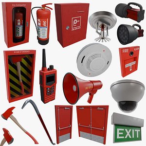 3D Fire Equipment 02