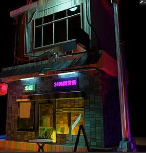 japanese store 3D