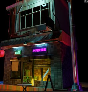 japanese store 3D