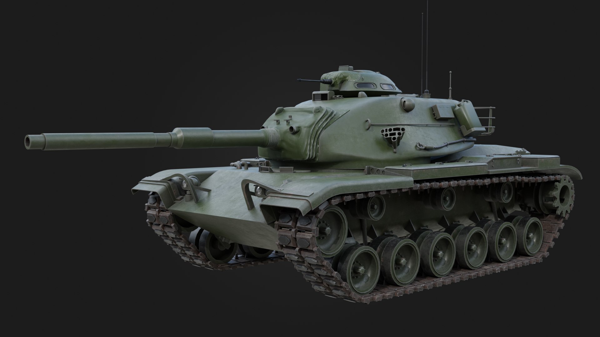 M60A3 Patton Model - TurboSquid 1976313