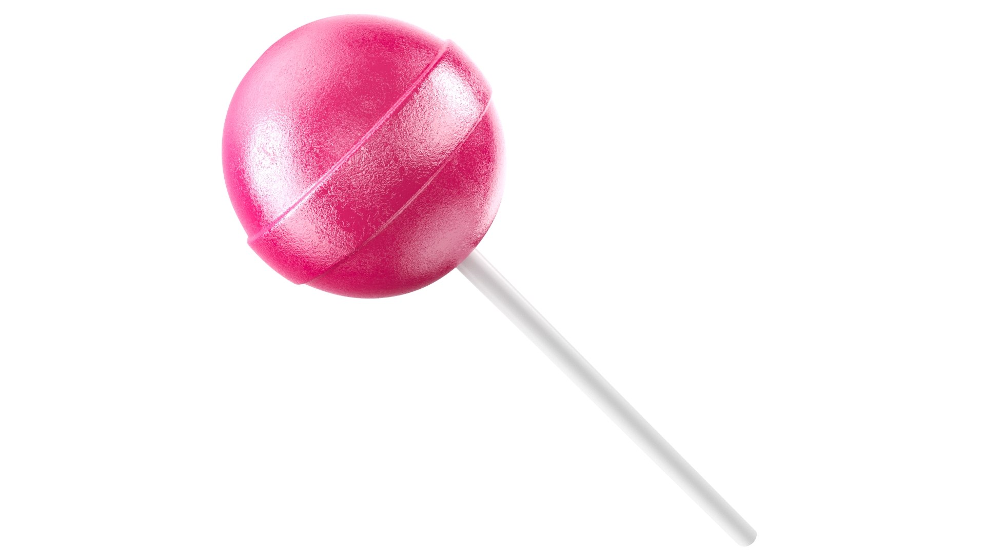 Strawberry Lollipop 3D Model - TurboSquid 1914047