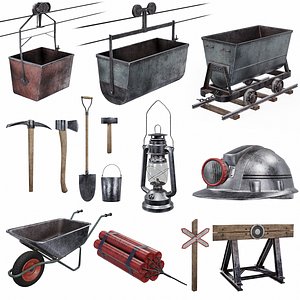3D model Mine Items