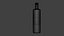 Botella de vidrio lista para renderizar