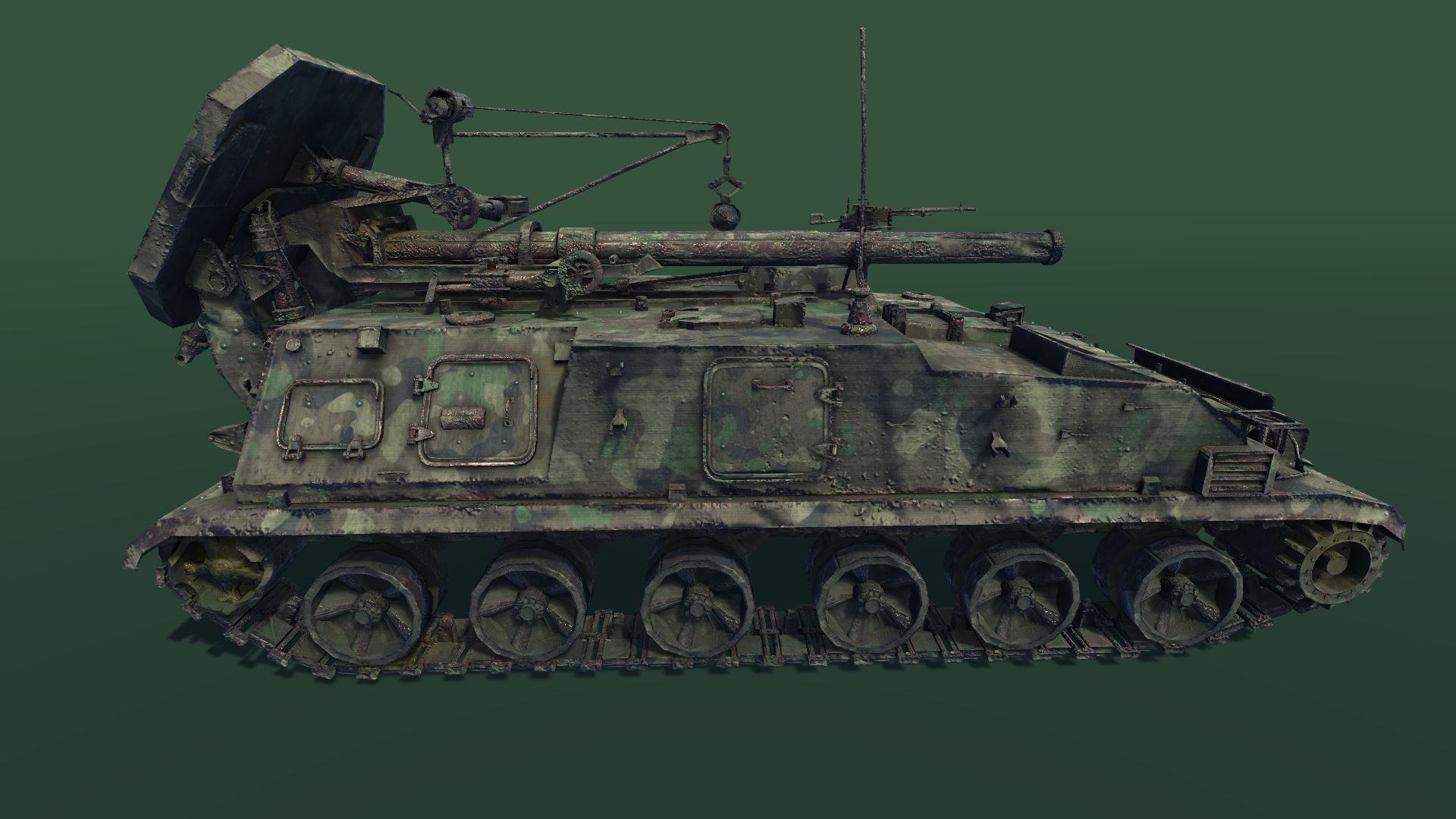 Tank Howitzer 3D Model - TurboSquid 1534402