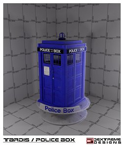 free 3ds model tardis police box