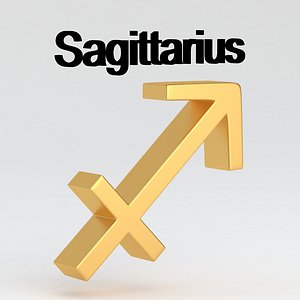 Astrological Sign sagittarius 3D model
