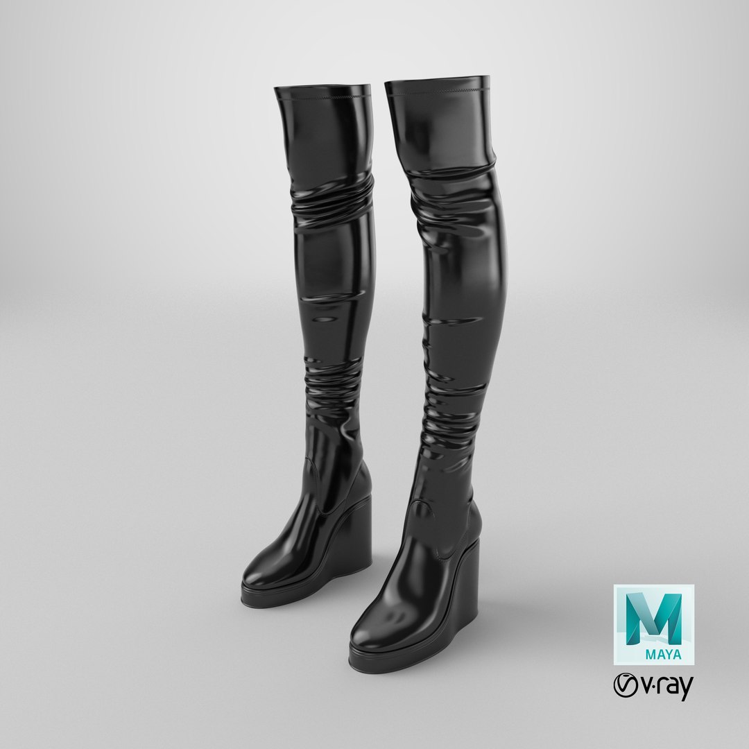3D Knee High Boots 03v PBR https://p.turbosquid.com/ts-thumb/uj/x4ErbV/pv/stemcell_maya_vray_render/png/1730190432/1920x1080/fit_q87/3870d36d0caa9b5c7dc888e6e8bcc93d8871a740/stemcell_maya_vray_render.jpg