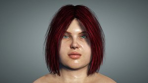 Naked chubby Karen 3D model
