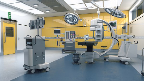 modelo 3d Cuarto de cirugía - TurboSquid 2077611