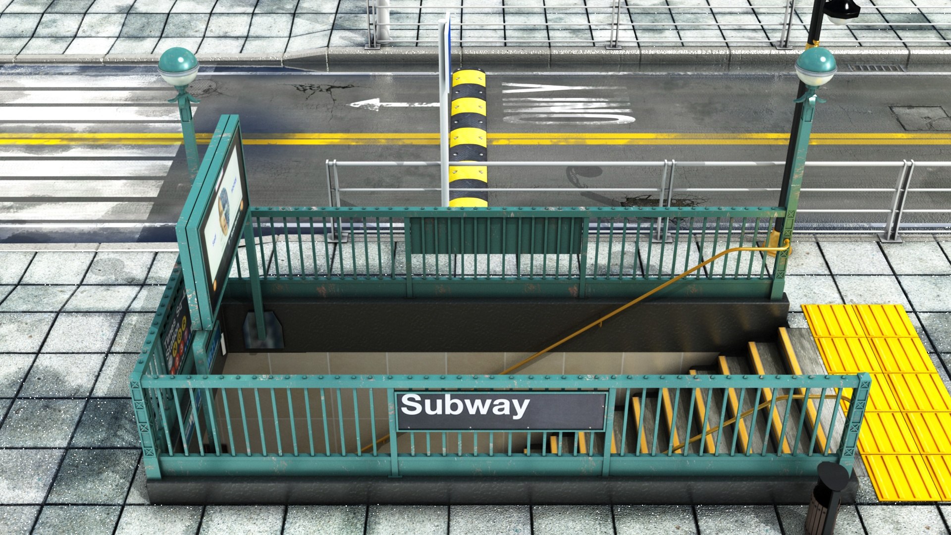 3D street entarance subway https://p.turbosquid.com/ts-thumb/uj/z563Gm/Cz/metroentrance6/jpg/1627048624/1920x1080/fit_q87/5e4f29ffeccca2bc03386f49f6acaf2e1a1ab086/metroentrance6.jpg
