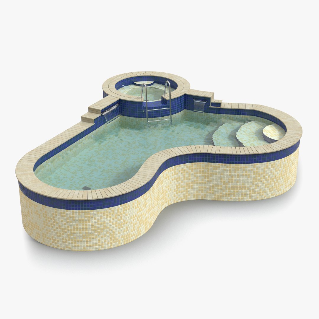 Swimming Pool 2 3D model preview
