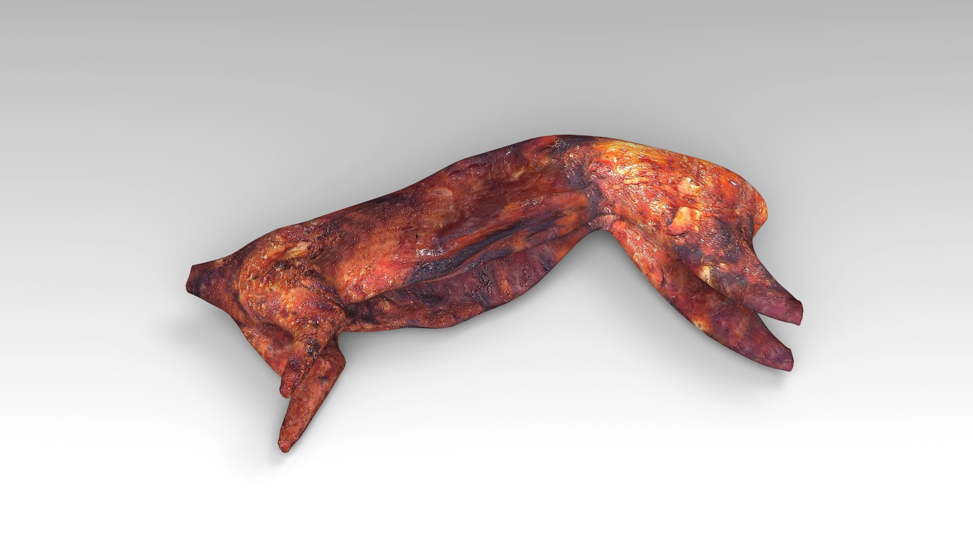 3D Fried Rabbit - TurboSquid 1287082