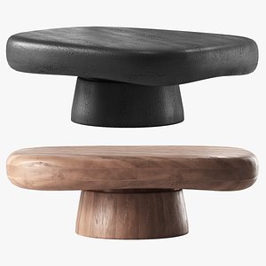 3D CB2 Derrico coffee side table 2 color options