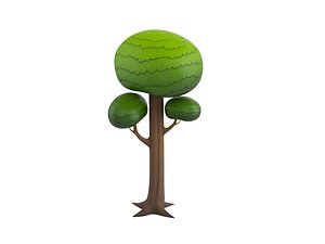Cartoon Tree 005 3D model