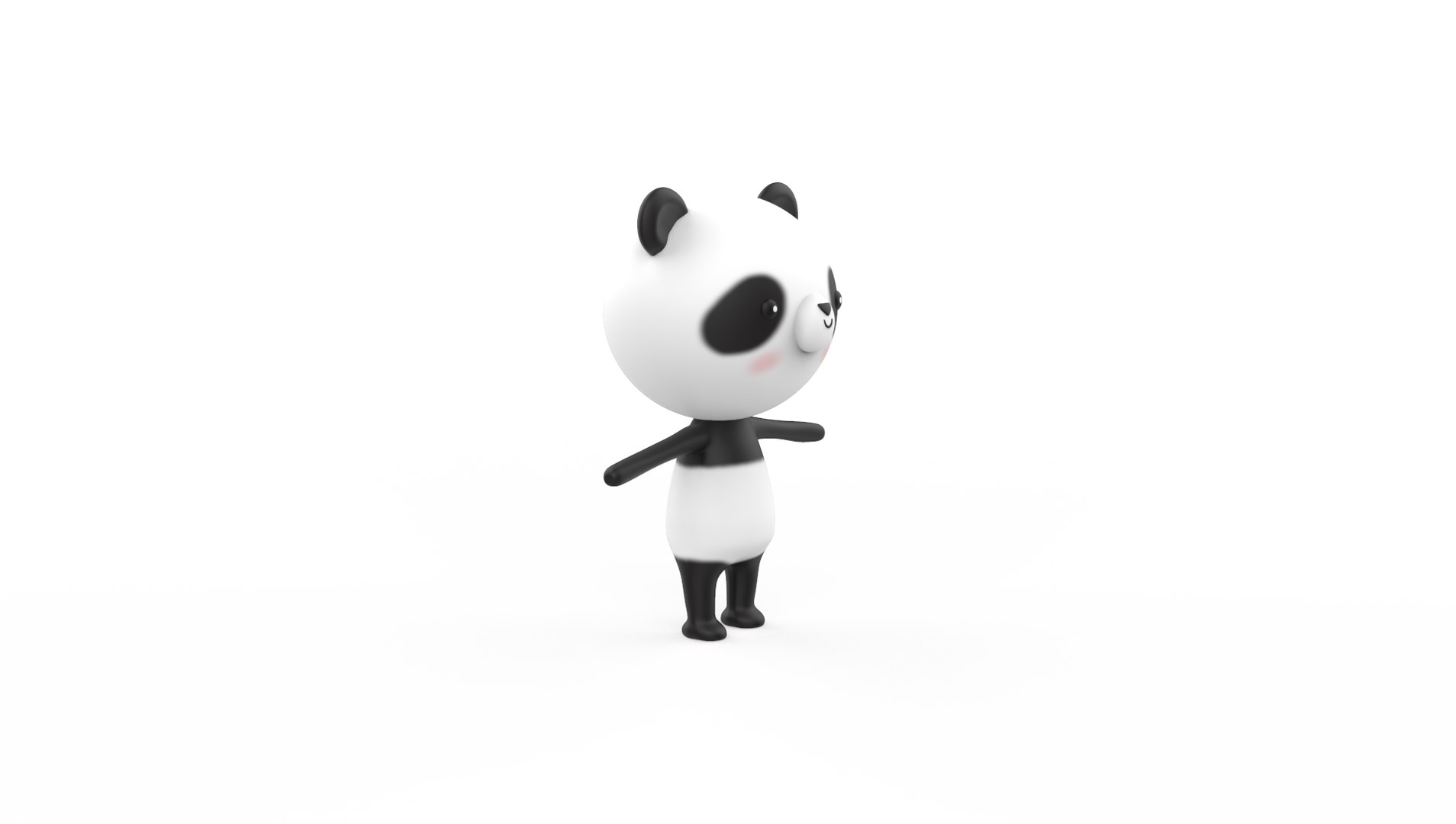 3D Stylized Character 001 Panda model - TurboSquid 2170990