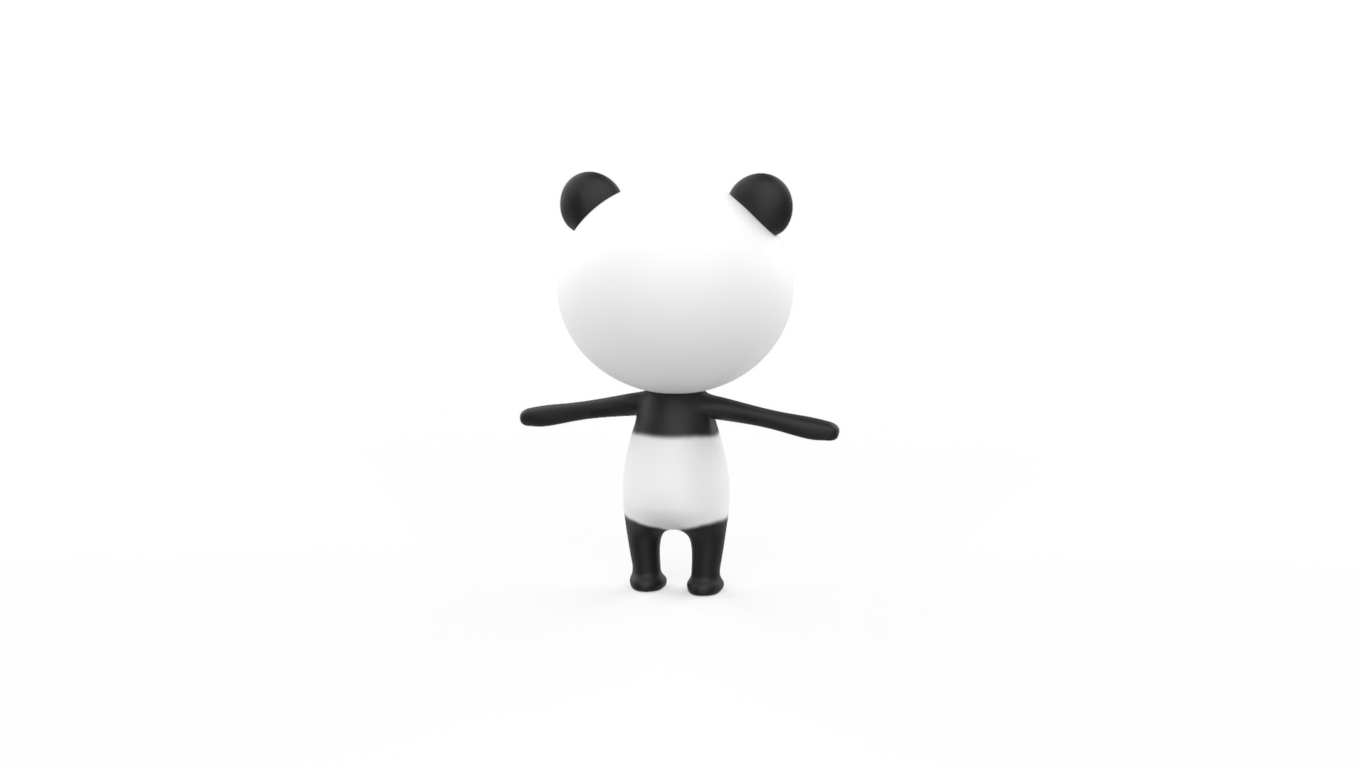 3D Stylized Character 001 Panda model - TurboSquid 2170990