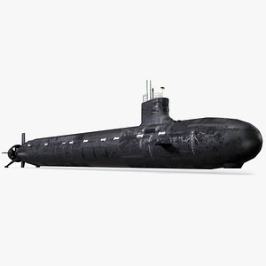 3D USS Oregon SSN-793 Virginia-Class Submarine