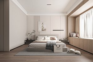 3D Modern bedroom