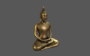 3D buddha statue