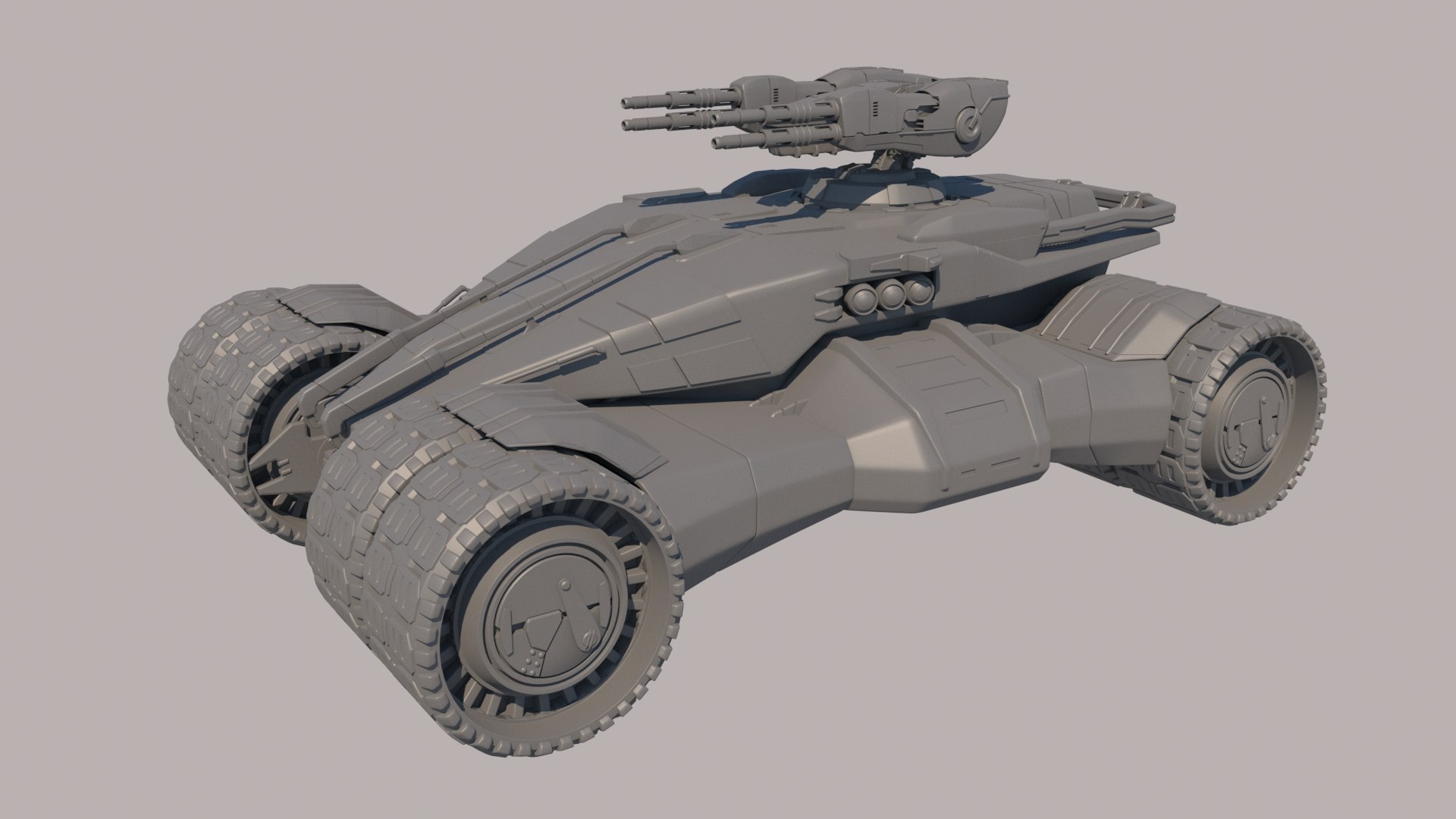 Sci-Fi Military Vehicle 3D - TurboSquid 1884424