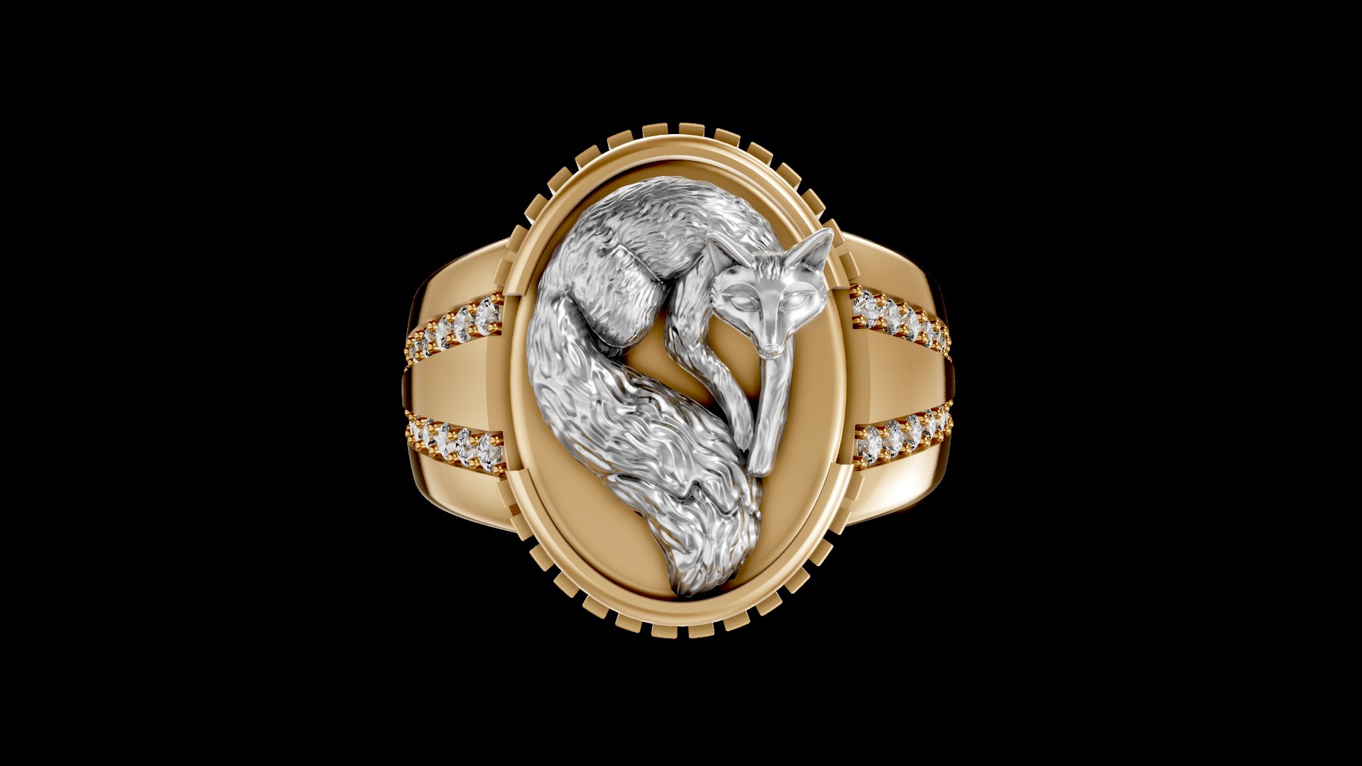 Fox Ring 3D Model - TurboSquid 2454054