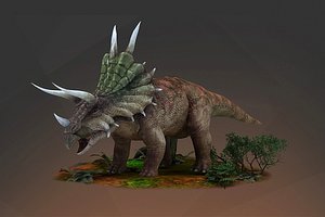 slasher triceratops protozoa vr 3D model