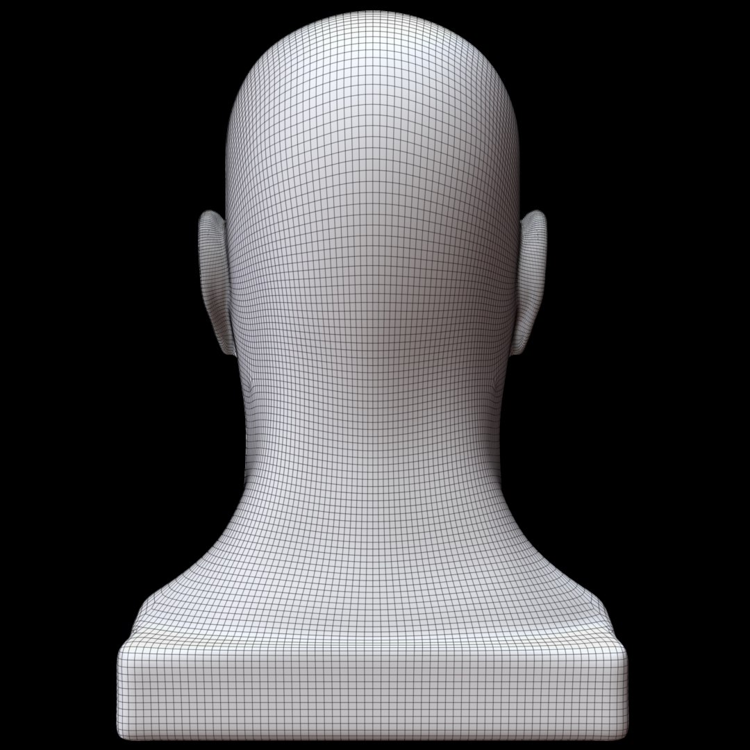 3D Model Mannequin Head Man - TurboSquid 1451313