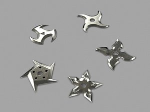 5 Shurinken Set