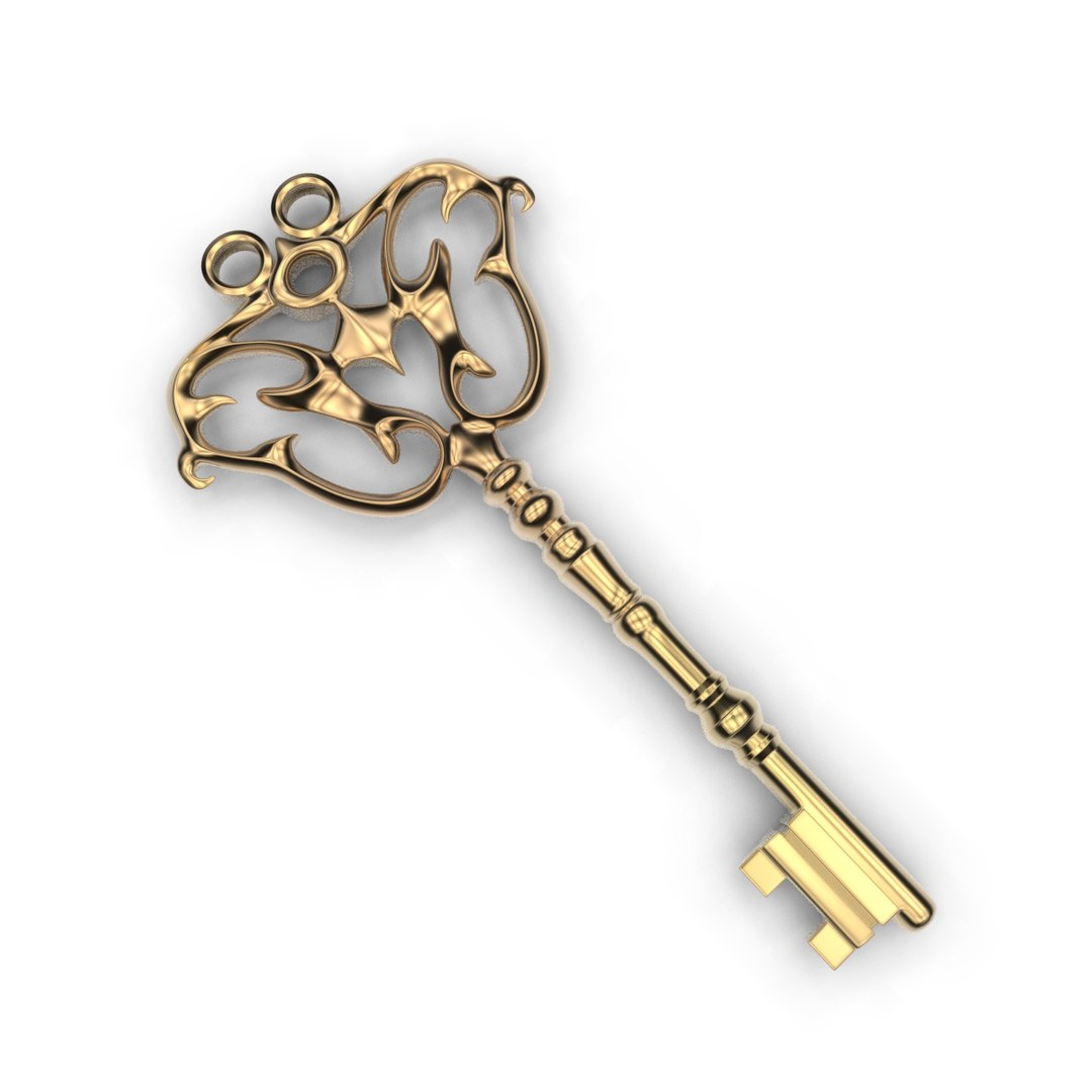 3d Model Old Key V2