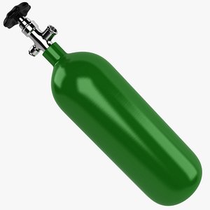 3dsmax oxygen cylinder