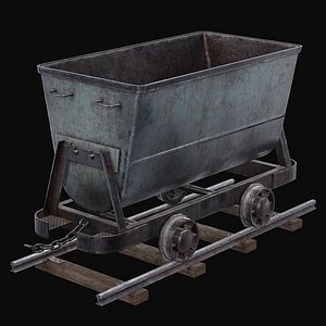 3D Mine Trolley