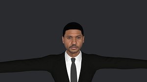 3D model Usher Hyper Realistic Full Body Fully Rigged 3D Character