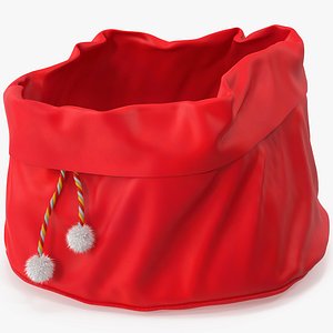 3D model Santa Claus Open Bag