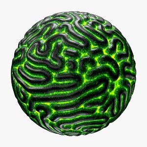 3D artificial brain sci-fi scenes