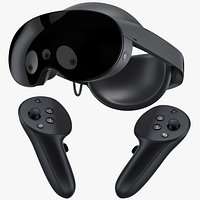 Meta Quest Pro Headset and Controllers
