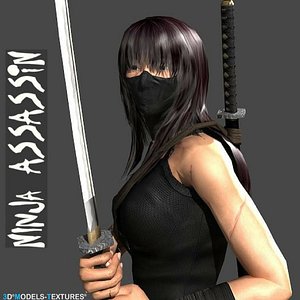 3D model Ninja Stylized Game 3D - TurboSquid 2124851