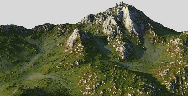 Hills Mountains 3D Model - TurboSquid 1266481