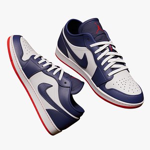 3D Air Jordan Low ObsidianEmbe Glow Shoes