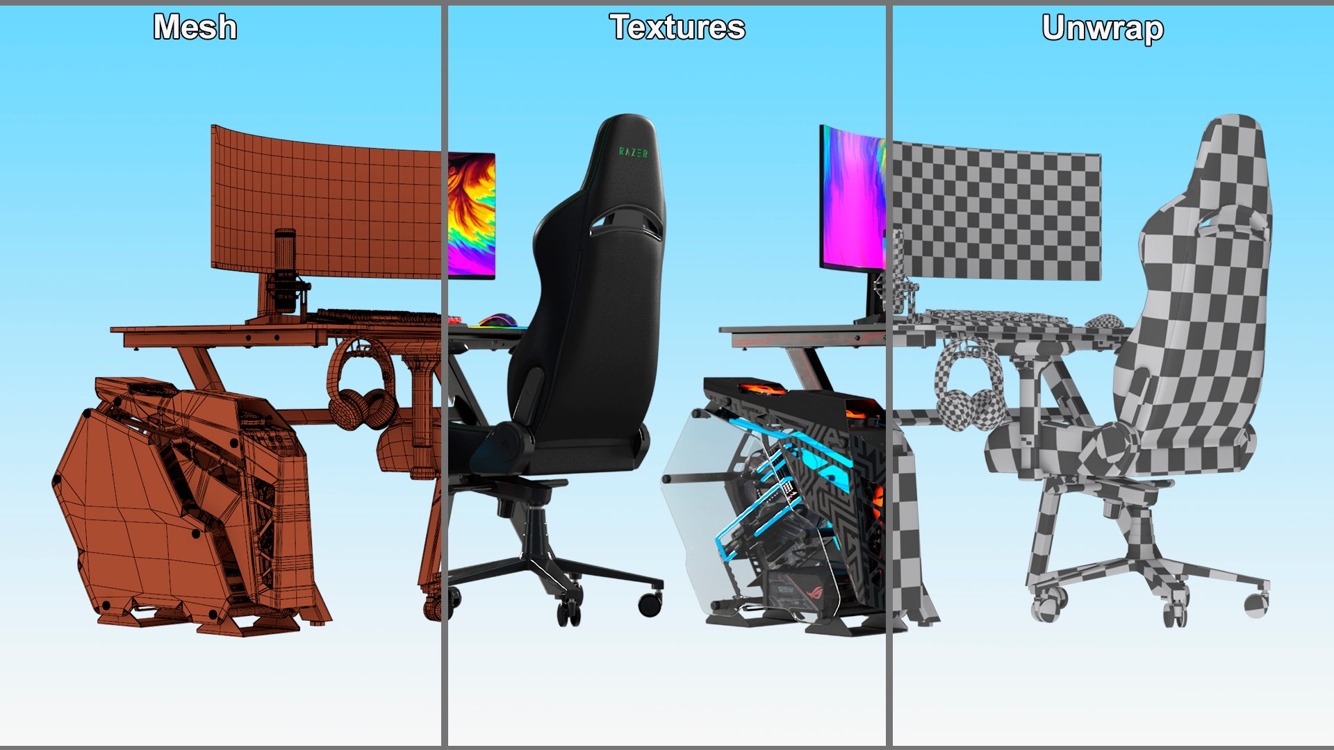 3D Modern Gamer Table with Computer https://p.turbosquid.com/ts-thumb/uk/x4hEtl/Vz/moderngamertablewithcomputerc4dmodel042/jpg/1722203699/1920x1080/fit_q87/2f106a8721d364a80ff9c7bc60b71506b49bfa31/moderngamertablewithcomputerc4dmodel042.jpg