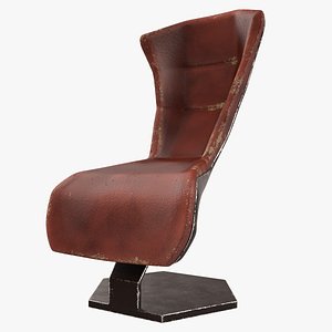 3D model sci-fi armchair