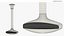 Modern Hanging Fireplace Support Stand Black