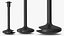 Modern Hanging Fireplace Support Stand Black