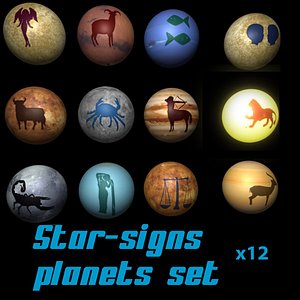 Star signs zodiac planets